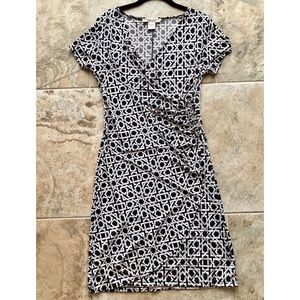 Studio West Apparel Black & White Chainlink Dress